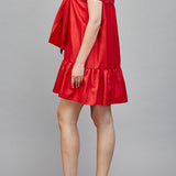 Paislee Bow Detail Off The Shoulder Dress - MTT Collective