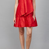 Paislee Bow Detail Off The Shoulder Dress - MTT Collective