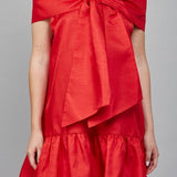 Paislee Bow Detail Off The Shoulder Dress - MTT Collective