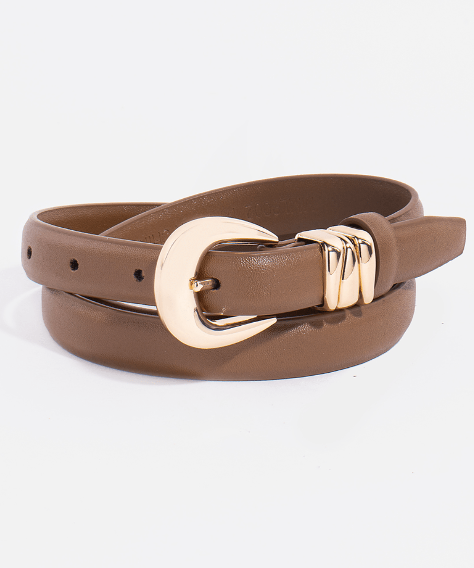 Palmer Skinny Fashionable Leather Belt - MTT Collective