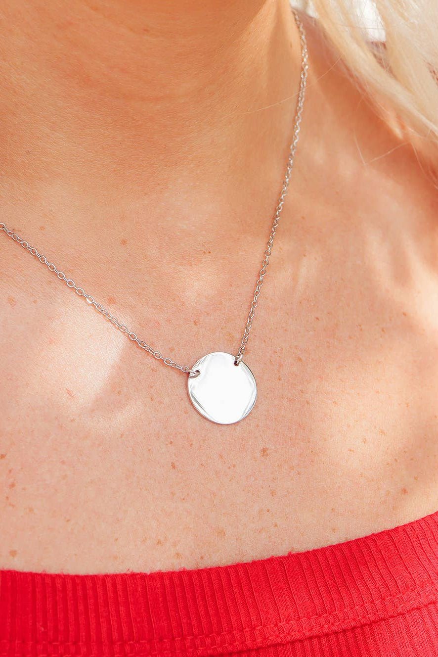 Pamela Held Blank Circle Necklace - MTT Collective
