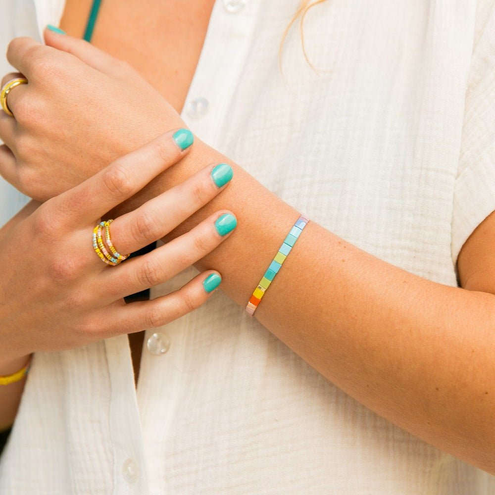Paradise Til Bead Stretch Bracelet - MTT Collective