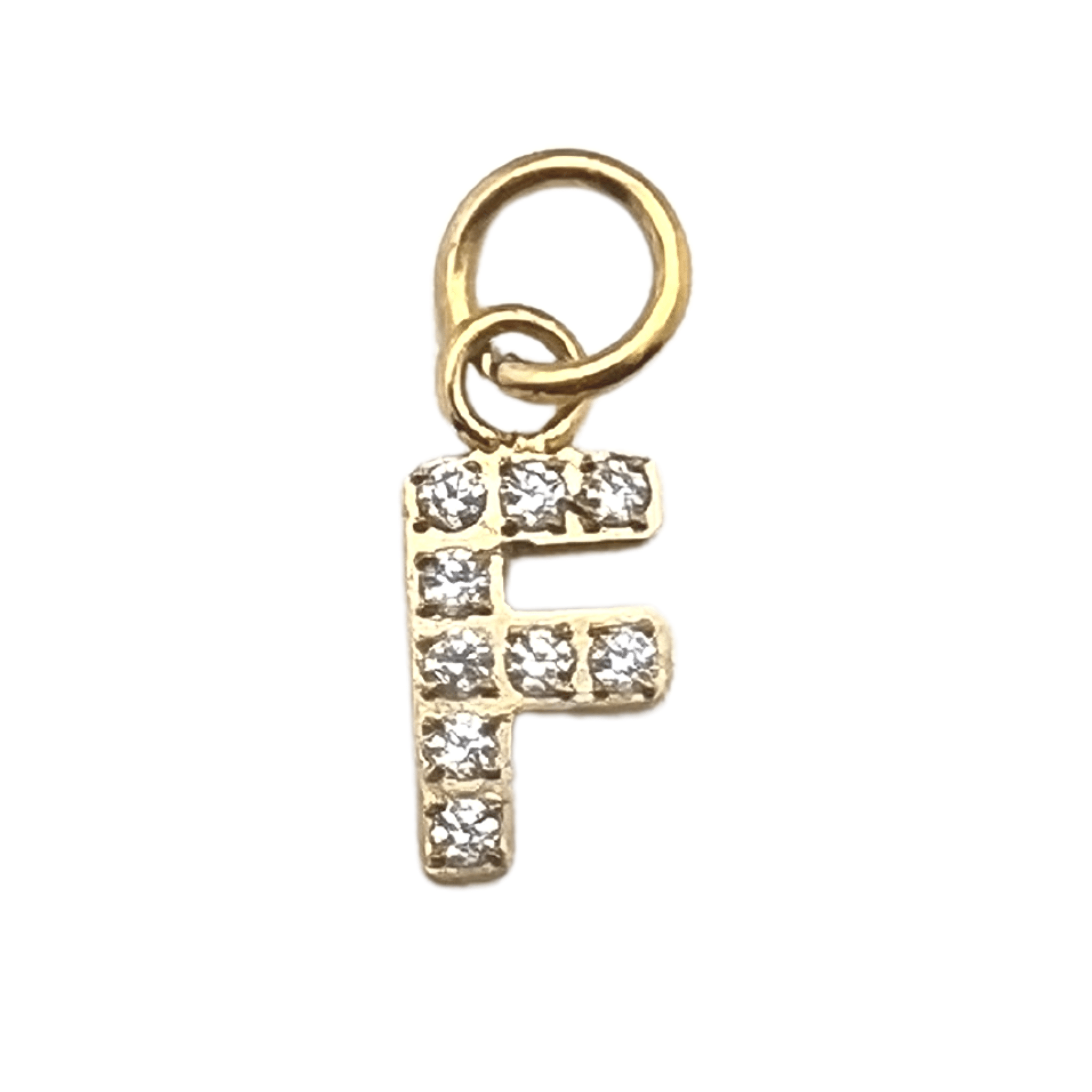 Pavé Set CZ Initial Letter Charms - MTT Collective
