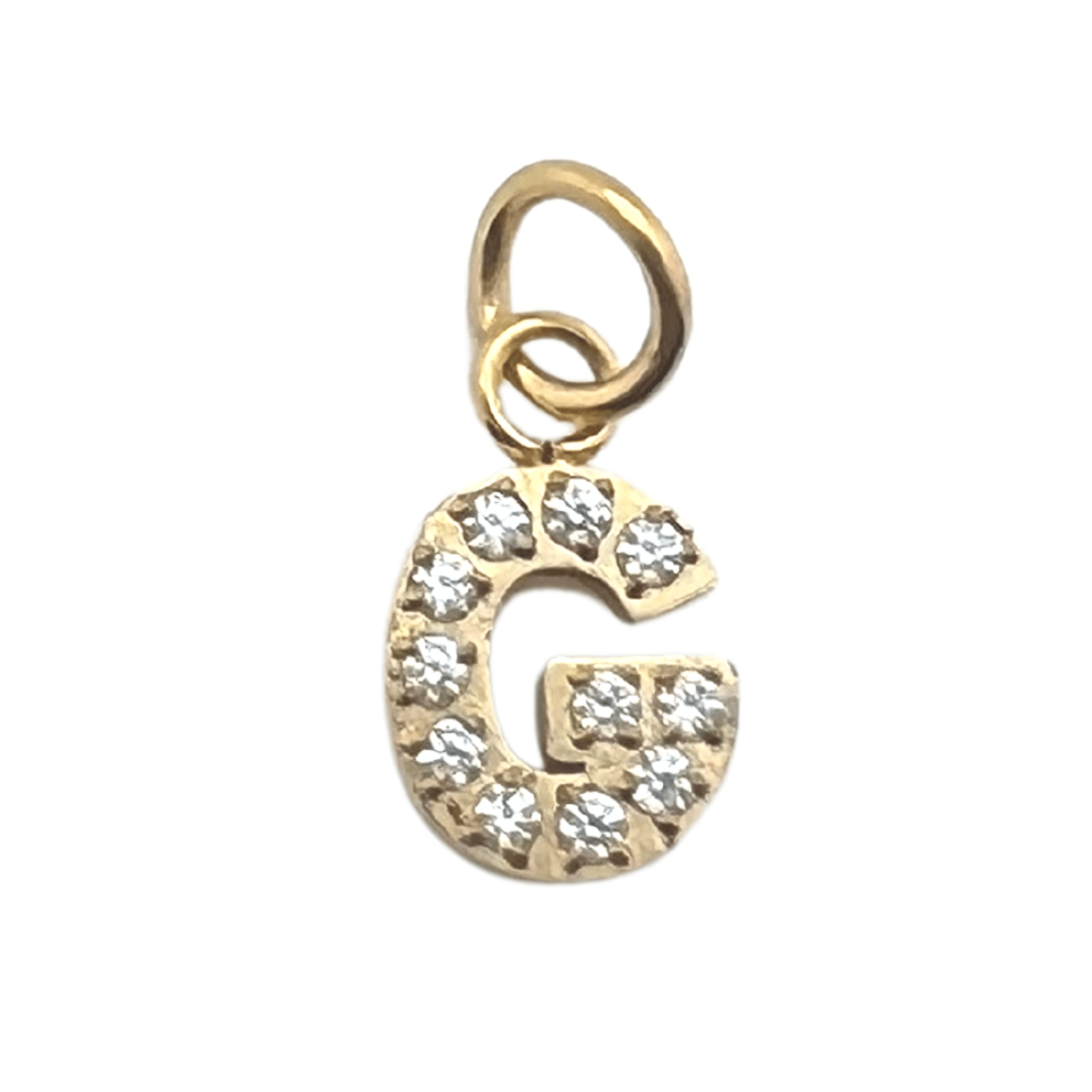 Pavé Set CZ Initial Letter Charms - MTT Collective