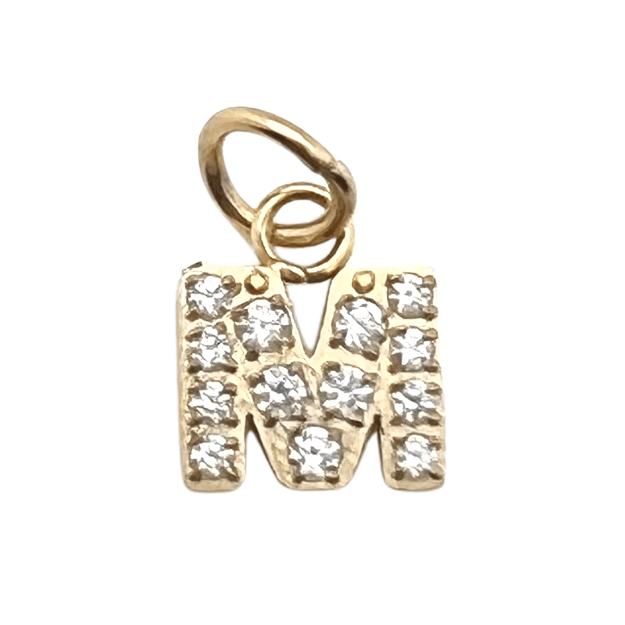 Pavé Set CZ Initial Letter Charms - MTT Collective
