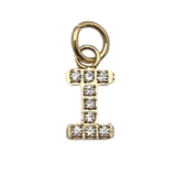 Pavé Set CZ Initial Letter Charms - MTT Collective