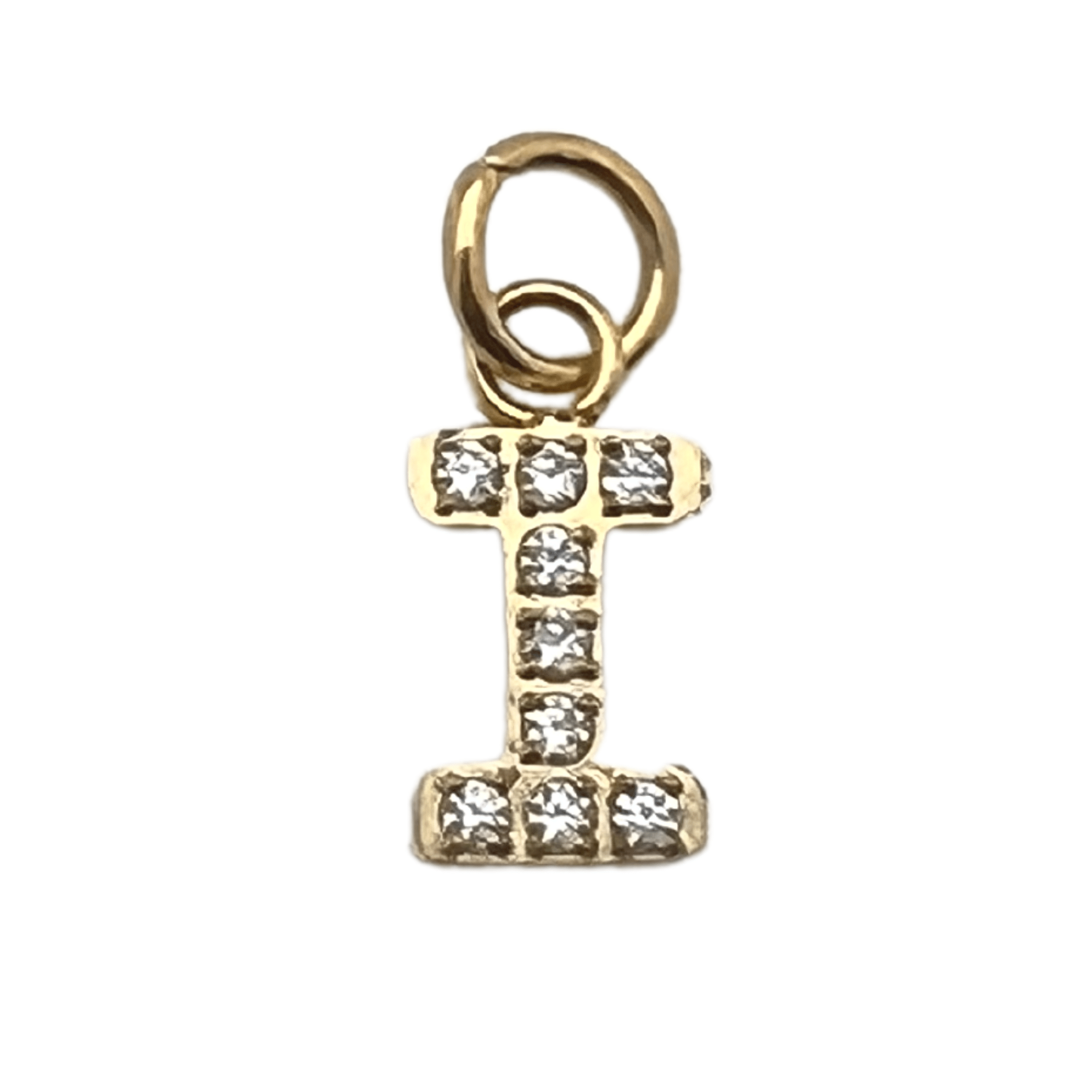 Pavé Set CZ Initial Letter Charms - MTT Collective