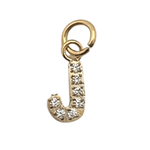 Pavé Set CZ Initial Letter Charms - MTT Collective