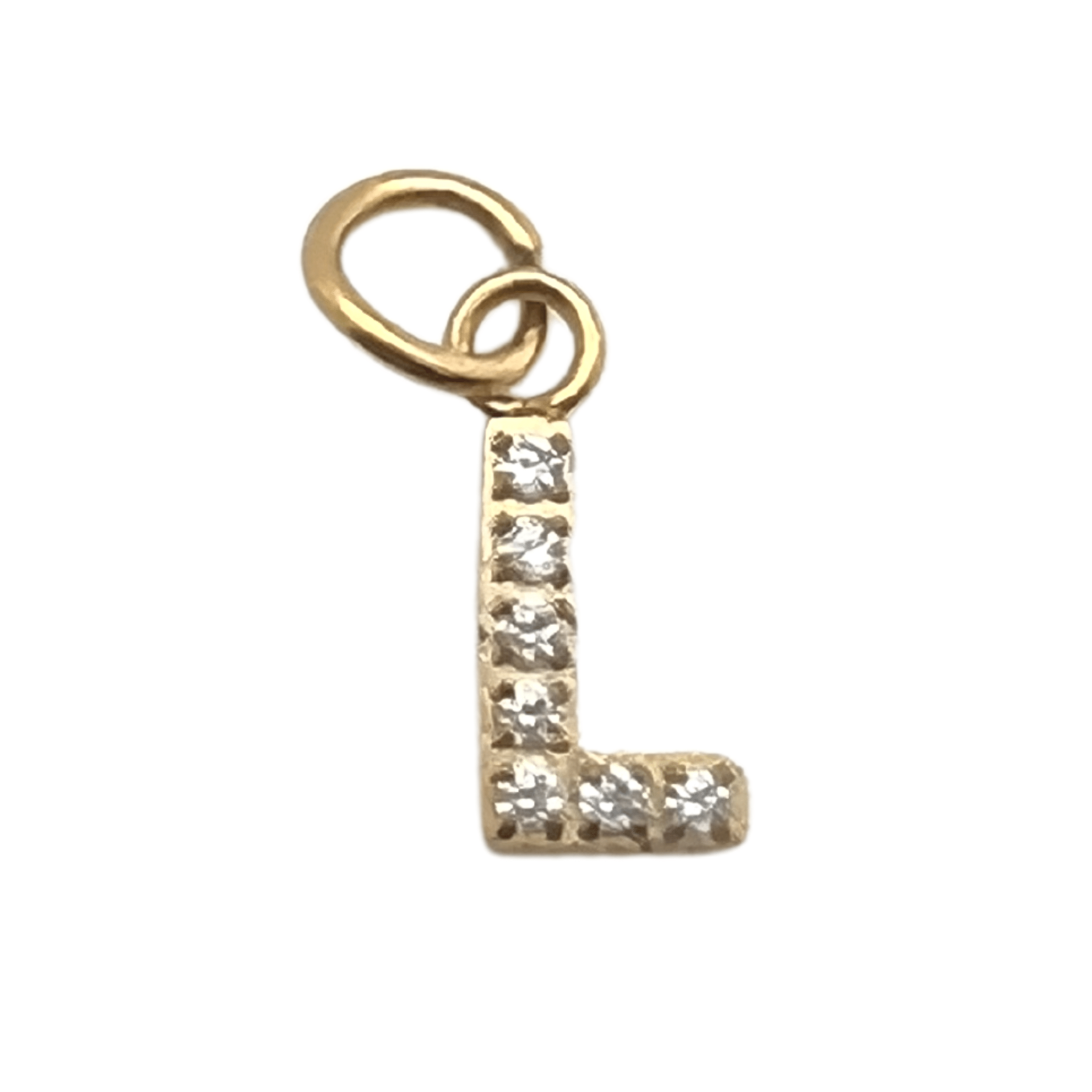 Pavé Set CZ Initial Letter Charms - MTT Collective