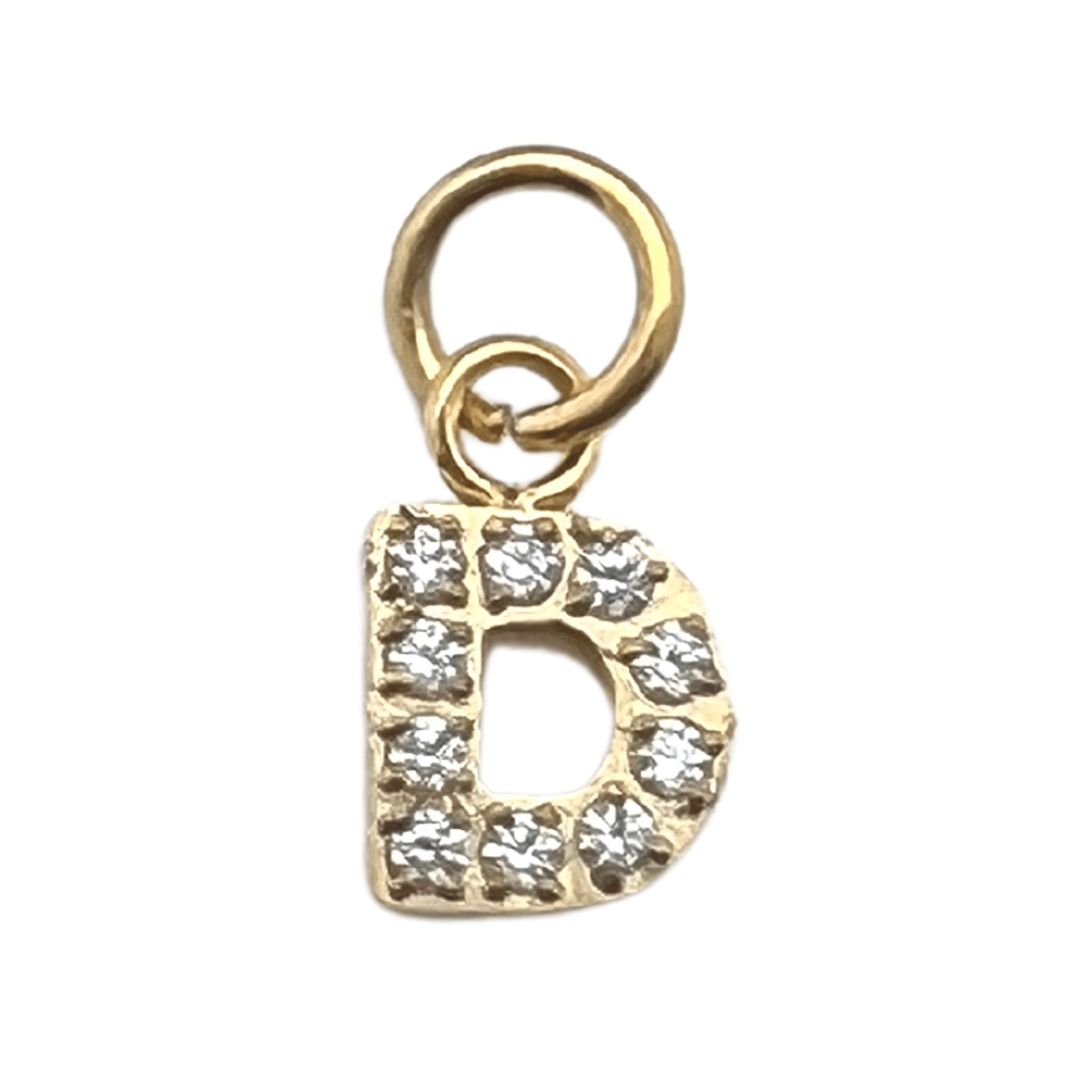 Pavé Set CZ Initial Letter Charms - MTT Collective