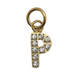 Pavé Set CZ Initial Letter Charms - MTT Collective