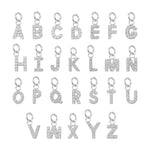 Pavé Set CZ Initial Letter Charms - MTT Collective