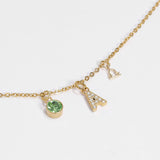 Pavé Set CZ Initial Letter Charms - MTT Collective