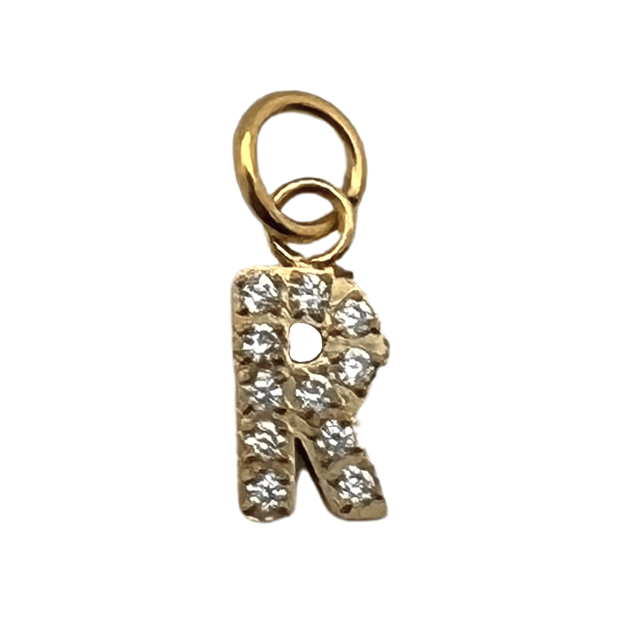 Pavé Set CZ Initial Letter Charms - MTT Collective