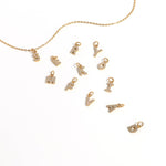 Pavé Set CZ Initial Letter Charms - MTT Collective
