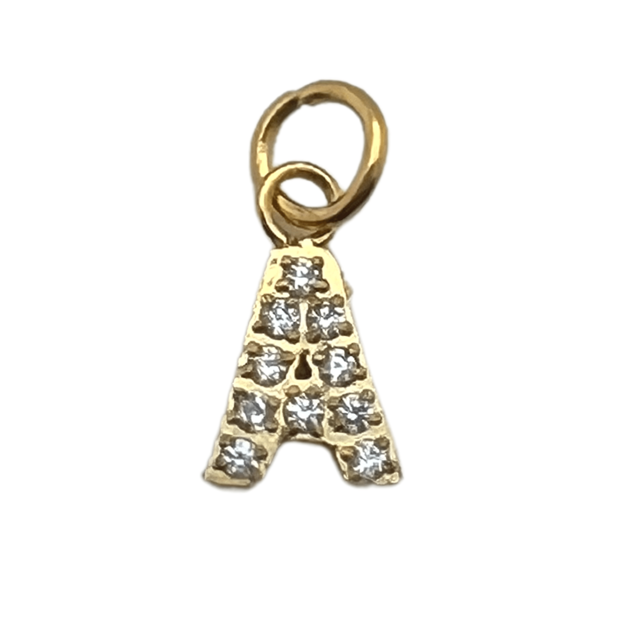 Pavé Set CZ Initial Letter Charms - MTT Collective