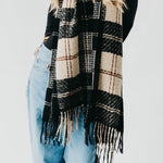 Penny Plaid Fringe Scarf - MTT Collective