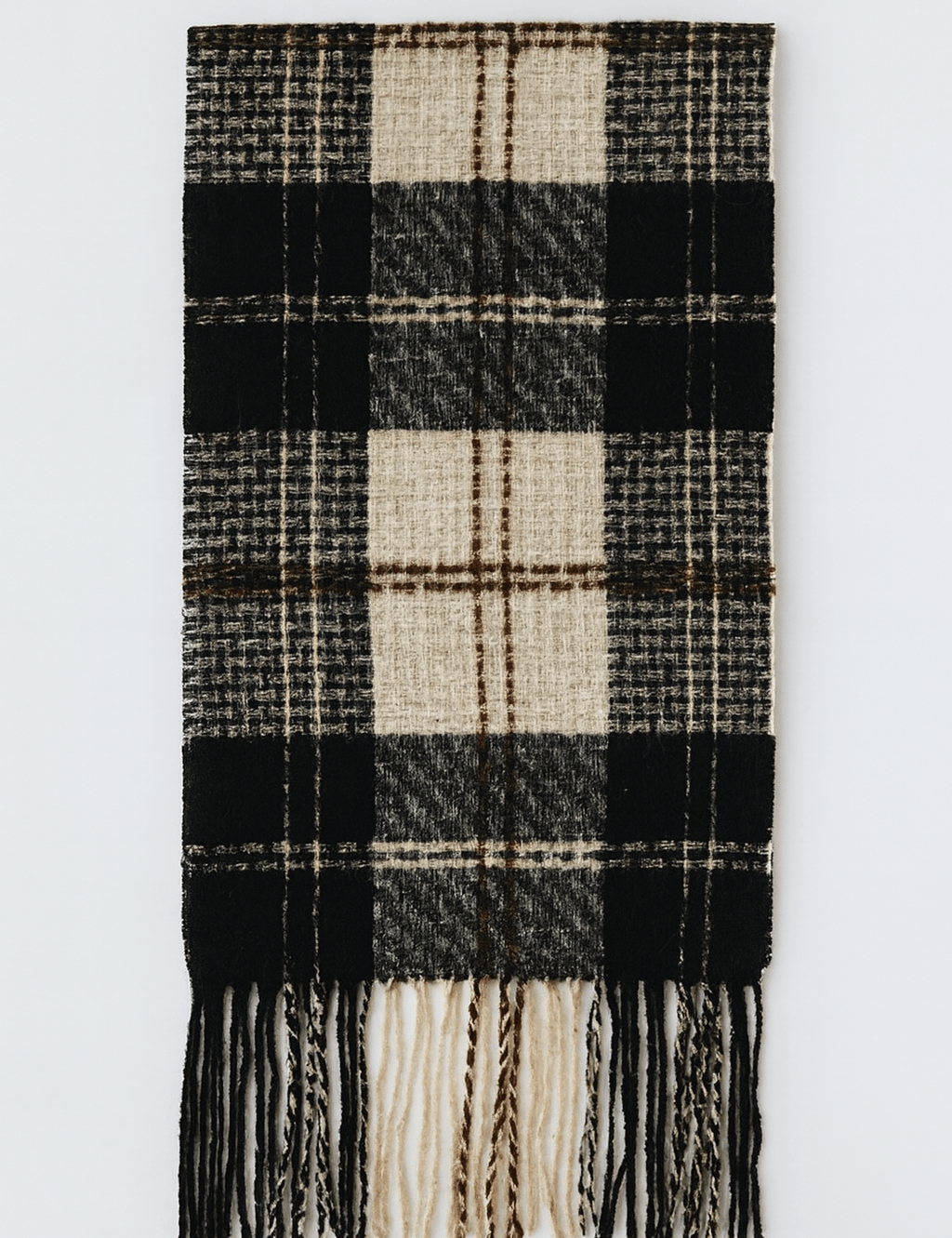 Penny Plaid Fringe Scarf - MTT Collective
