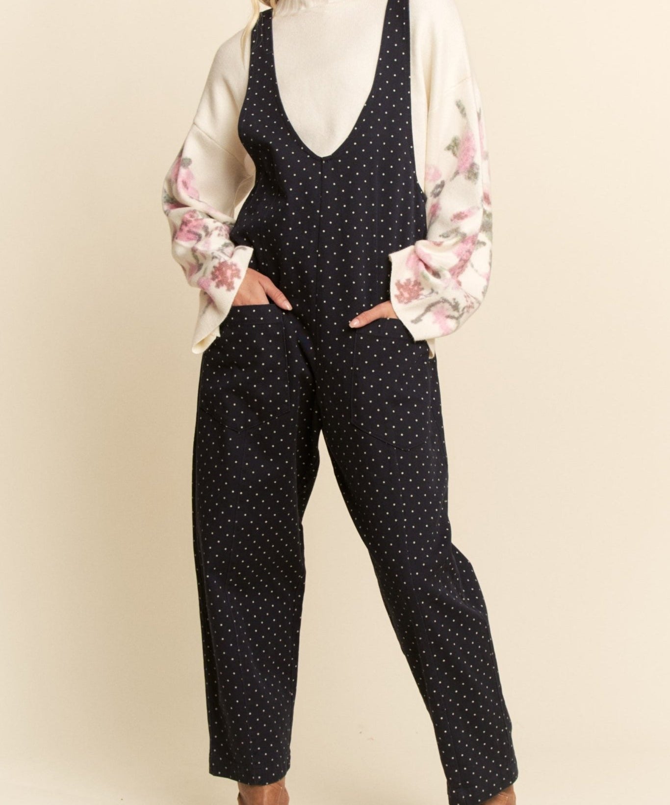 Penny Polka Dot Jumpsuit - MTT Collective