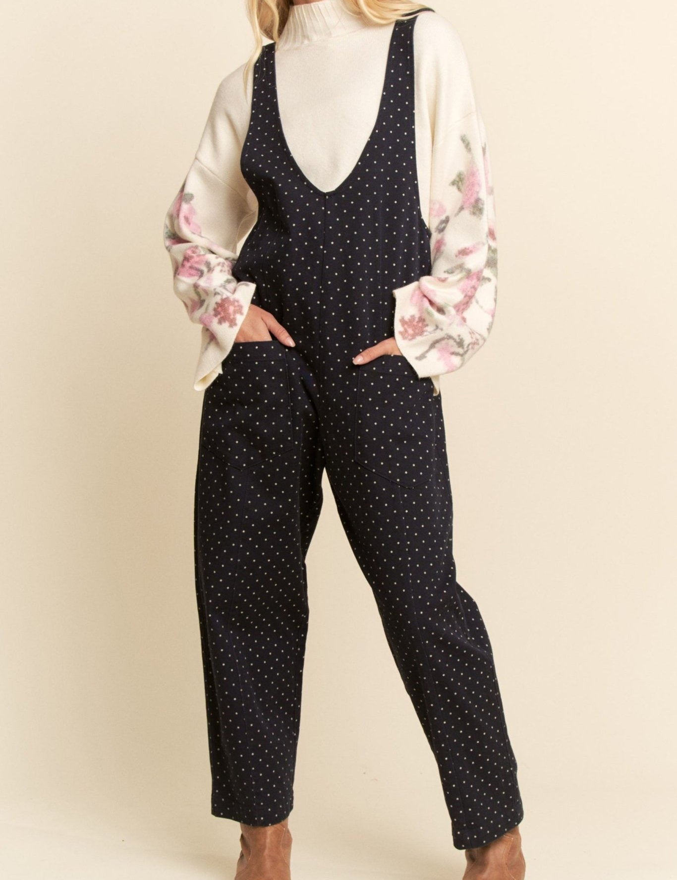 Penny Polka Dot Jumpsuit - MTT Collective