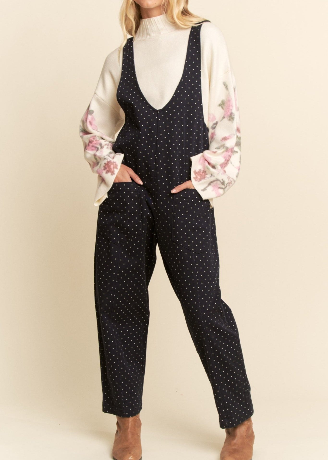 Penny Polka Dot Jumpsuit - MTT Collective