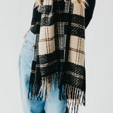 Penny Plaid Fringe Scarf
