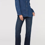 Performance Denim Lite Relaxed Button Down - MTT Collective