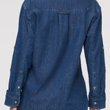 Performance Denim Lite Relaxed Button Down - MTT Collective