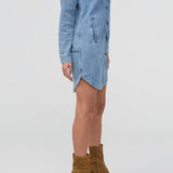 Performance Denim Lite Shirt Dress - MTT Collective