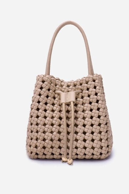 Perrie Bucket Mini Woven Square Bag - MTT Collective