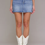 Peyton Low Rise Micro Mini Skirt - MTT Collective