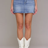 Peyton Low Rise Micro Mini Skirt - MTT Collective