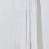 Phoebe Tiered Cotton Gauze Drawstring Maxi Skirt - MTT Collective