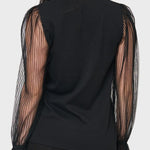 Pleated Organza Sleeve Blouse - MTT Collective