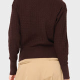 Pointelle Surplice Sweater - MTT Collective