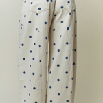 Polka Dot Printed Wide Denim Pants - MTT Collective