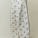 Polka Dot Printed Wide Denim Pants - MTT Collective