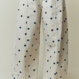 Polka Dot Printed Wide Denim Pants - MTT Collective