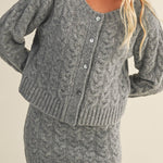 Rachel Cable Sweater Cardigan - MTT Collective