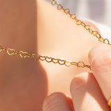 Raelynn Linked Heart Chain Necklace - MTT Collective