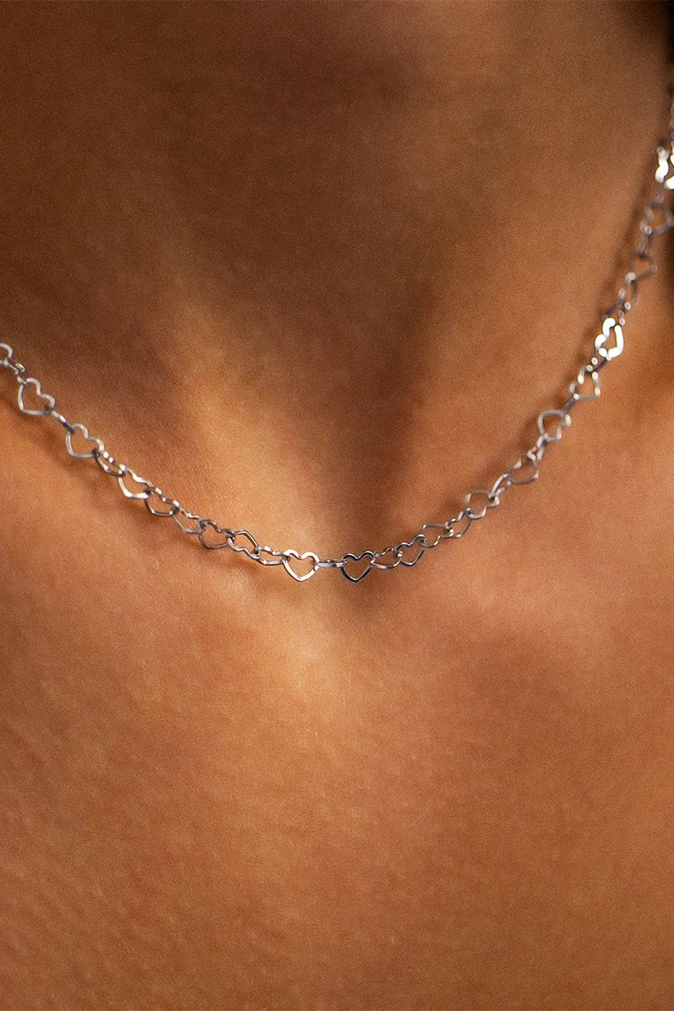 Raelynn Linked Heart Chain Necklace - MTT Collective