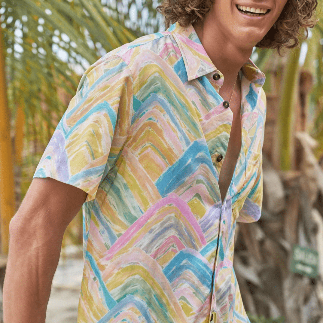 Rainbow Mountains Button Up - MTT Collective