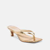 Dolce Vita Ramia heel in gold distressed leather