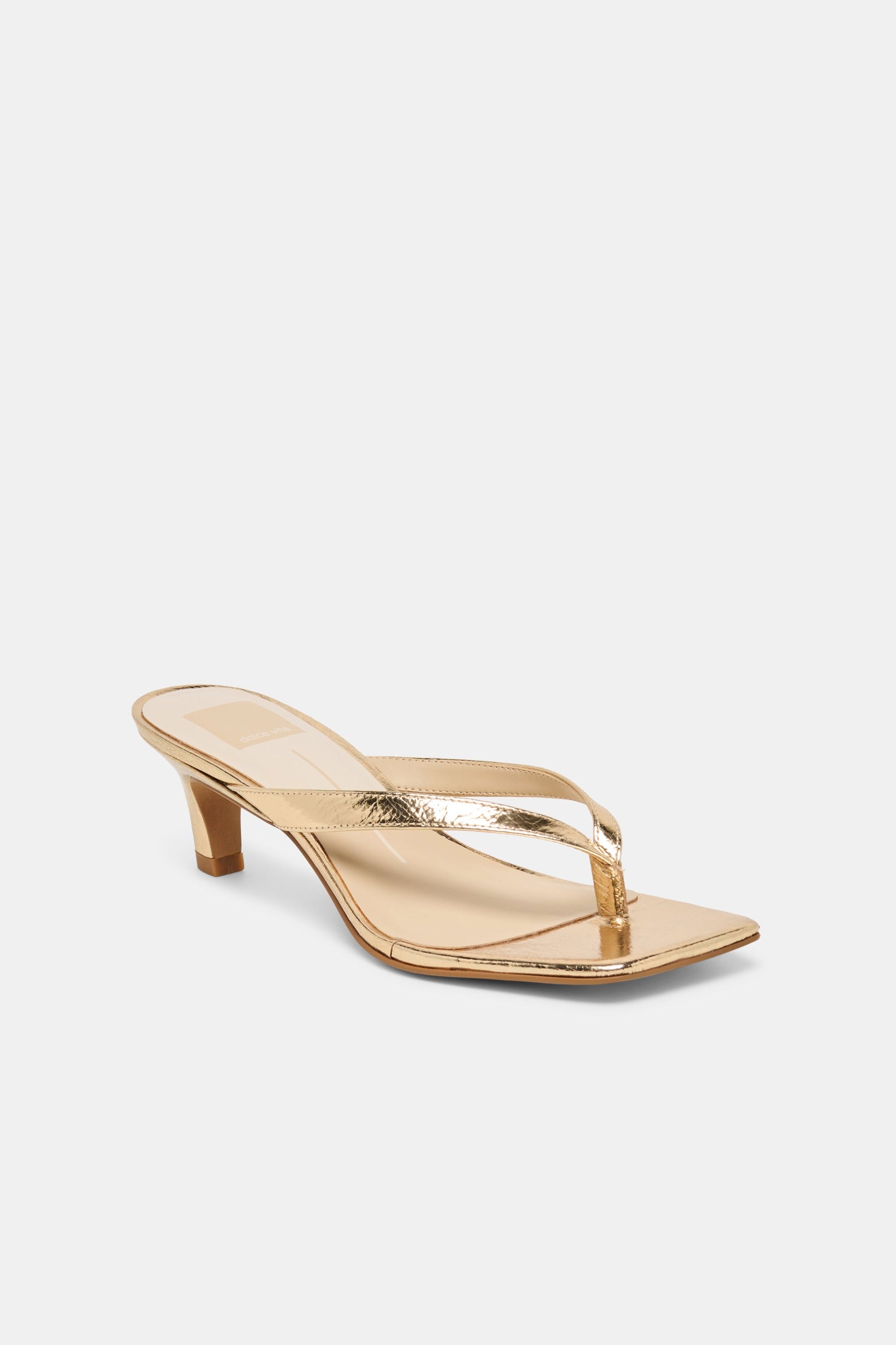 Dolce Vita Ramia heel in gold distressed leather