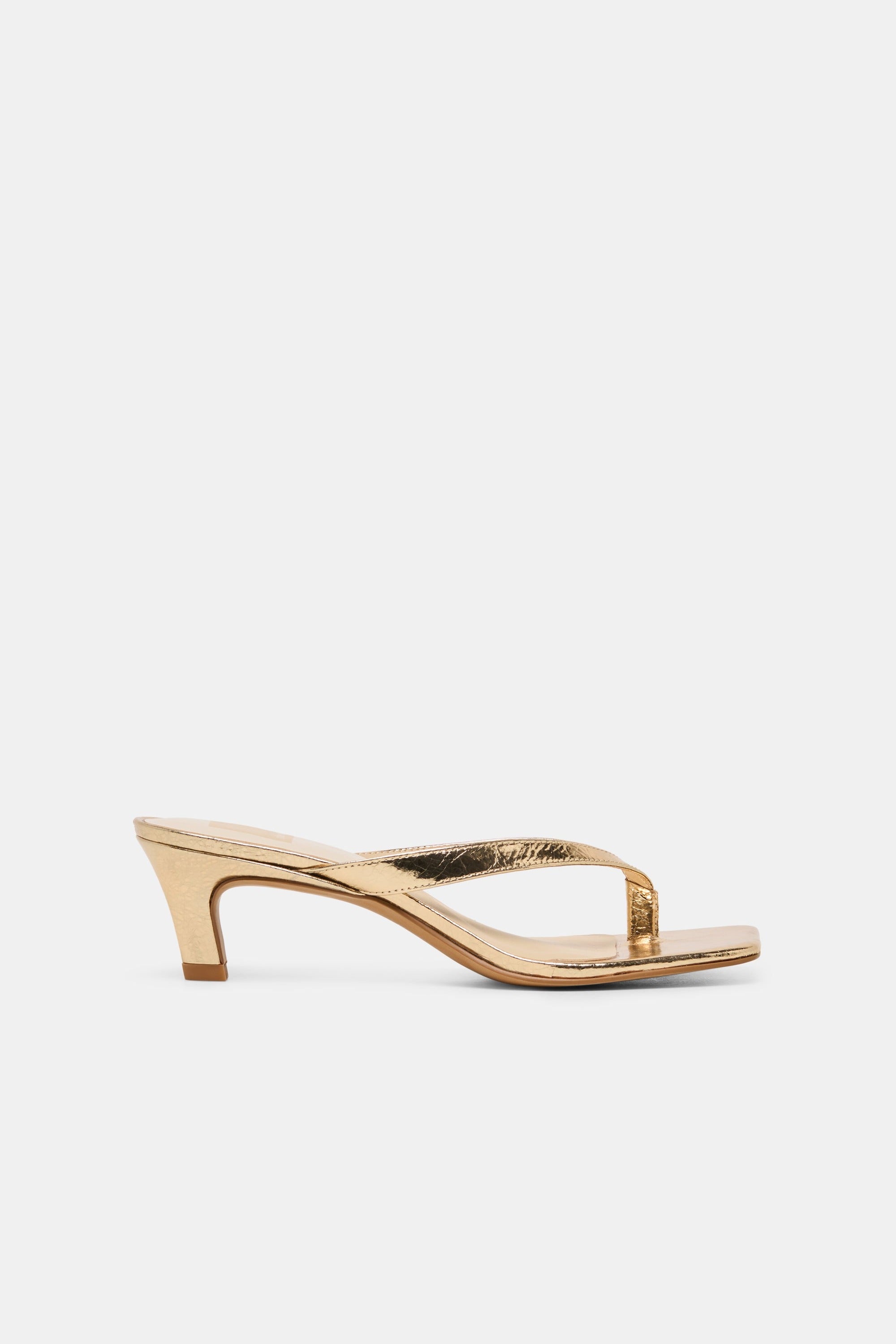 Dolce Vita Ramia heel in gold distressed leather