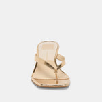 Dolce Vita Ramia heel in gold distressed leather