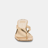 Dolce Vita Ramia heel in gold distressed leather