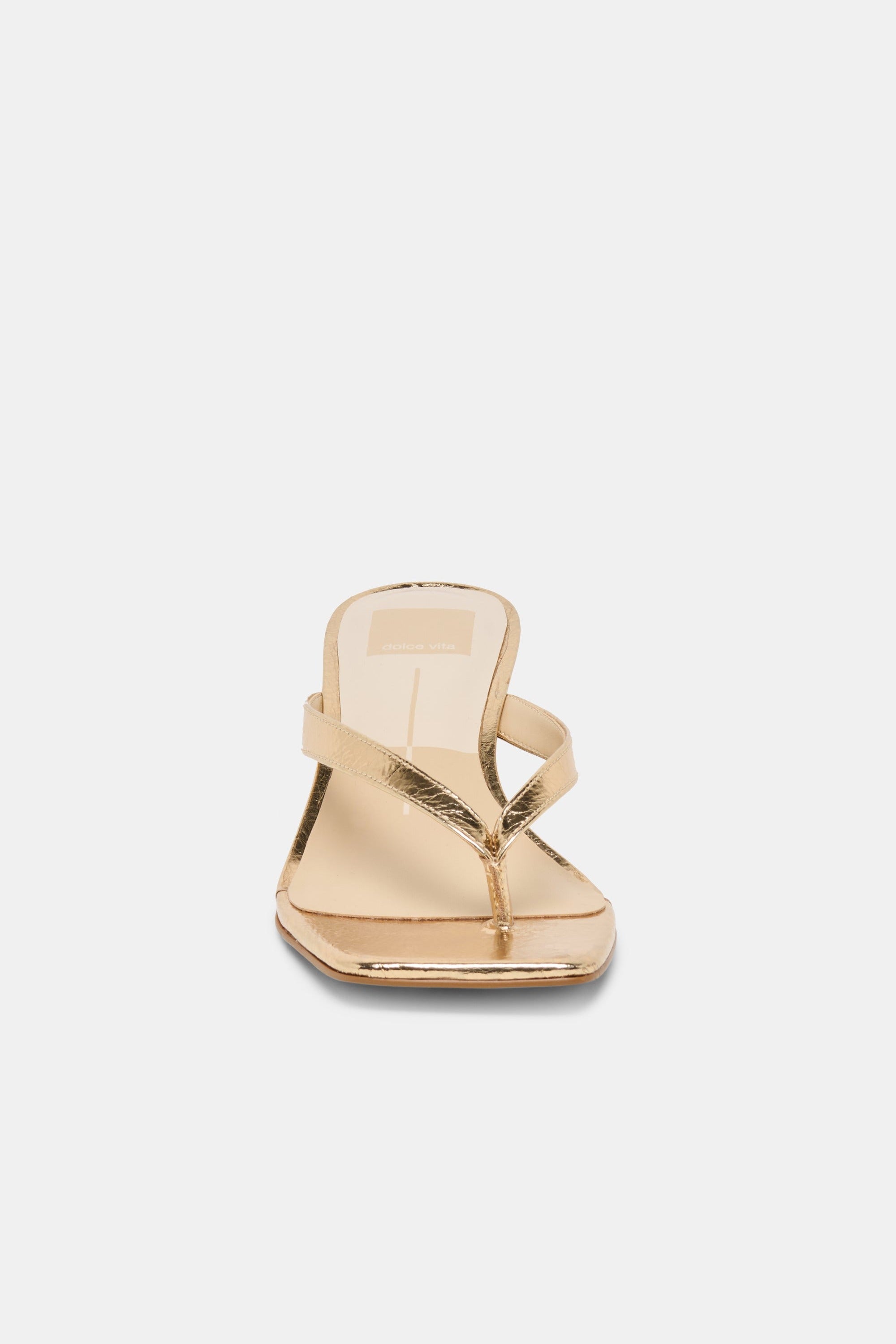Dolce Vita Ramia heel in gold distressed leather