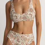 Raya Paisley Crop Top - MTT Collective