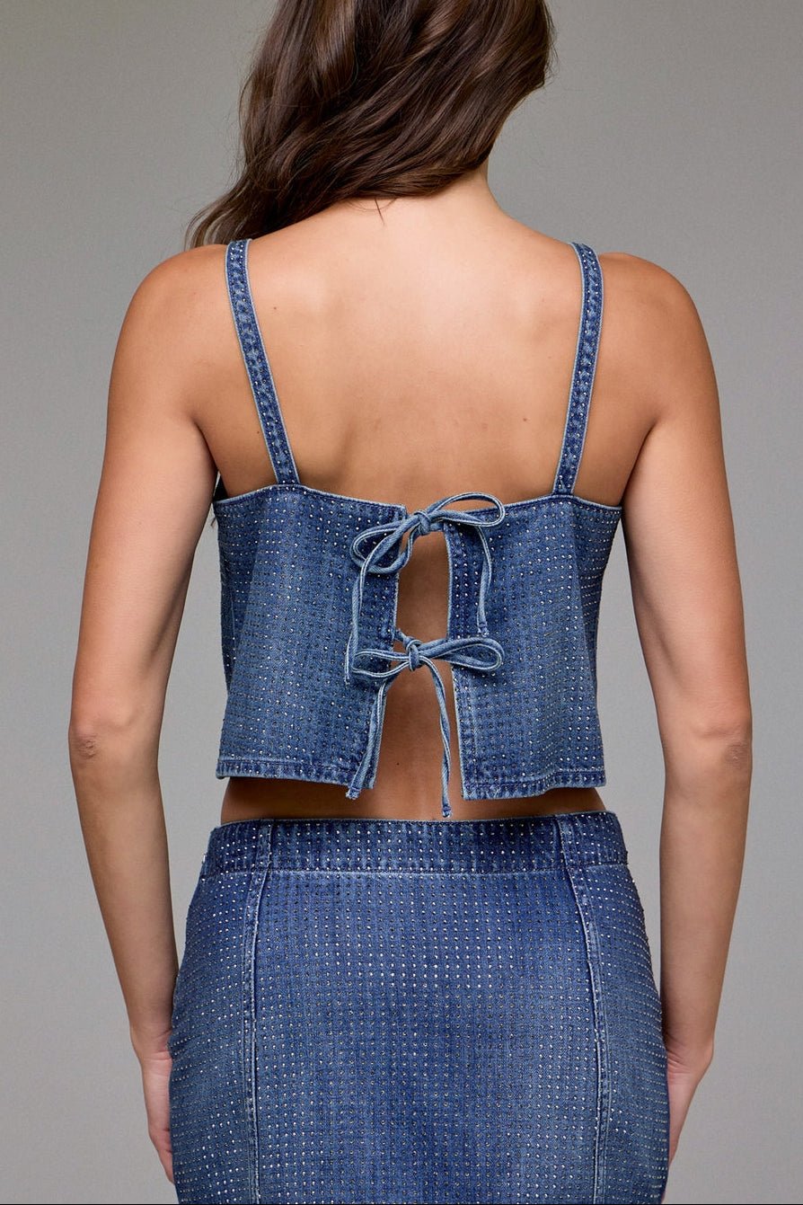 Rebel Super Soft Embellished Tank Top - MTT Collective